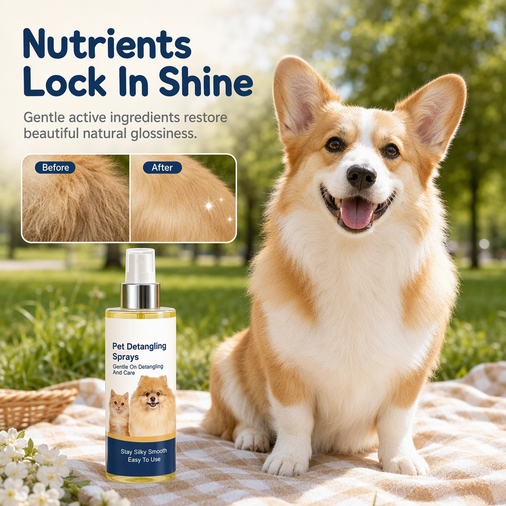 Pet Hair Detangling and Smoothing Spray
