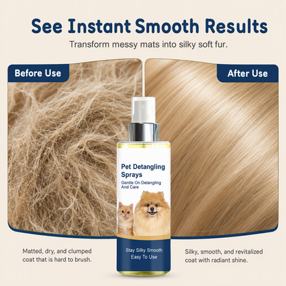 Pet Hair Detangling and Smoothing Spray
