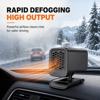 Portable Foldable Car and Defroster 12V 24V Square Electric Windshield Demister Fan