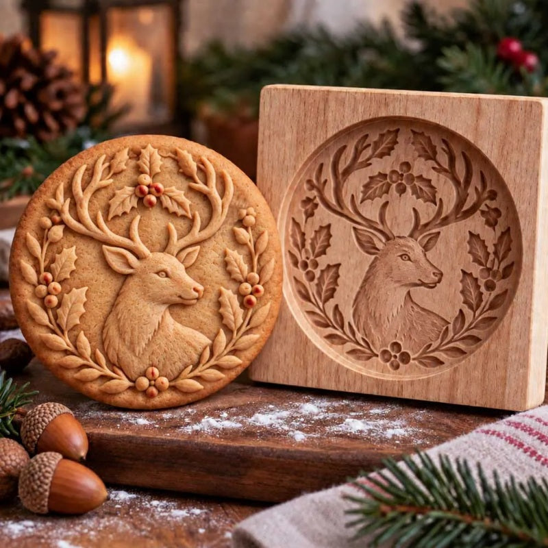 Woodland Animal Cookie Mold for Holiday Baking