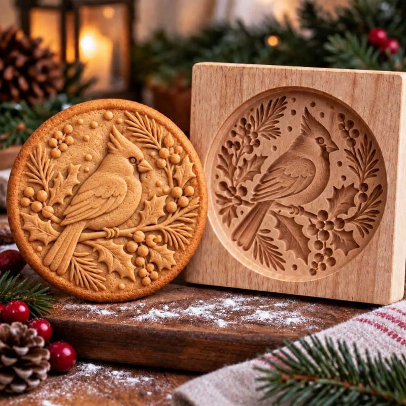 Woodland Animal Cookie Mold for Holiday Baking
