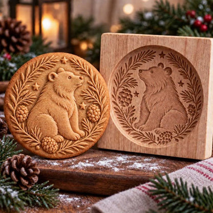 Woodland Animal Cookie Mold for Holiday Baking