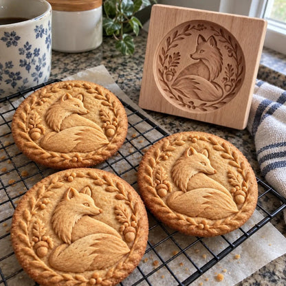 Woodland Animal Cookie Mold for Holiday Baking