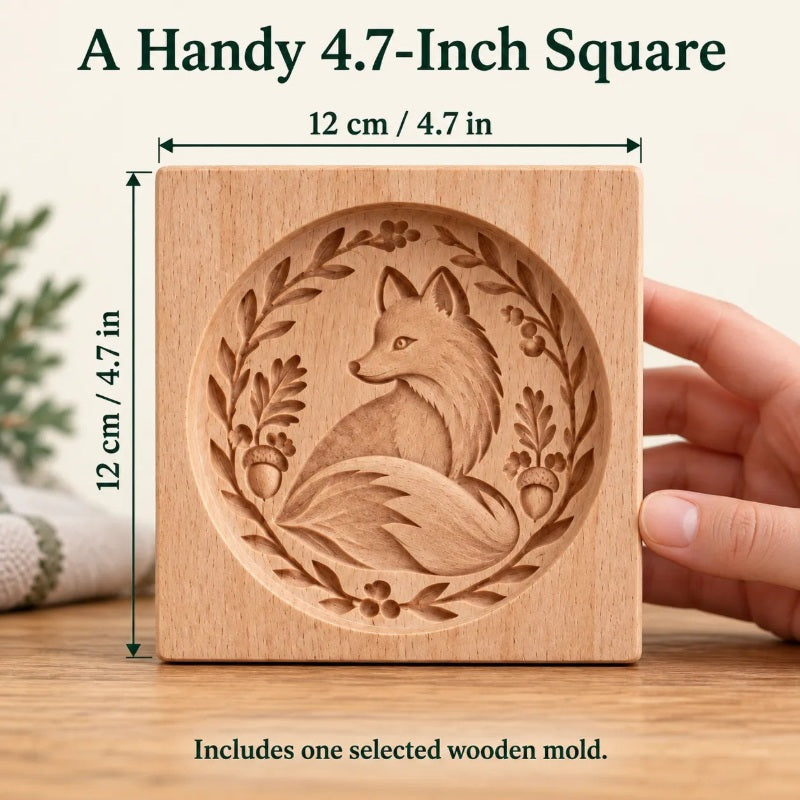 Woodland Animal Cookie Mold for Holiday Baking