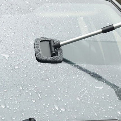 🥳2026 HOT SALE🥳💞50K+ SOLD! 🧲🌀 50% OFF! Dual Magnetic Car Window Cleaner – cleans both sides in one pass, extendable handle & reusable microfiber cloths. Streak-free glass, inside & out! 🚗✨