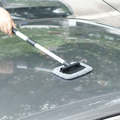 🥳2026 HOT SALE🥳💞50K+ SOLD! 🧲🌀 50% OFF! Dual Magnetic Car Window Cleaner – cleans both sides in one pass, extendable handle & reusable microfiber cloths. Streak-free glass, inside & out! 🚗✨