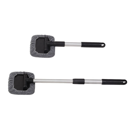 🥳2026 HOT SALE🥳💞50K+ SOLD! 🧲🌀 50% OFF! Dual Magnetic Car Window Cleaner – cleans both sides in one pass, extendable handle & reusable microfiber cloths. Streak-free glass, inside & out! 🚗✨