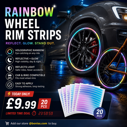 ⏳⏳Limited Sale💥20pcs 🔥Popular Fluorescent Car Wheel Hub Tag